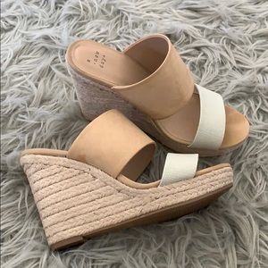 Summer wedges -size 6-